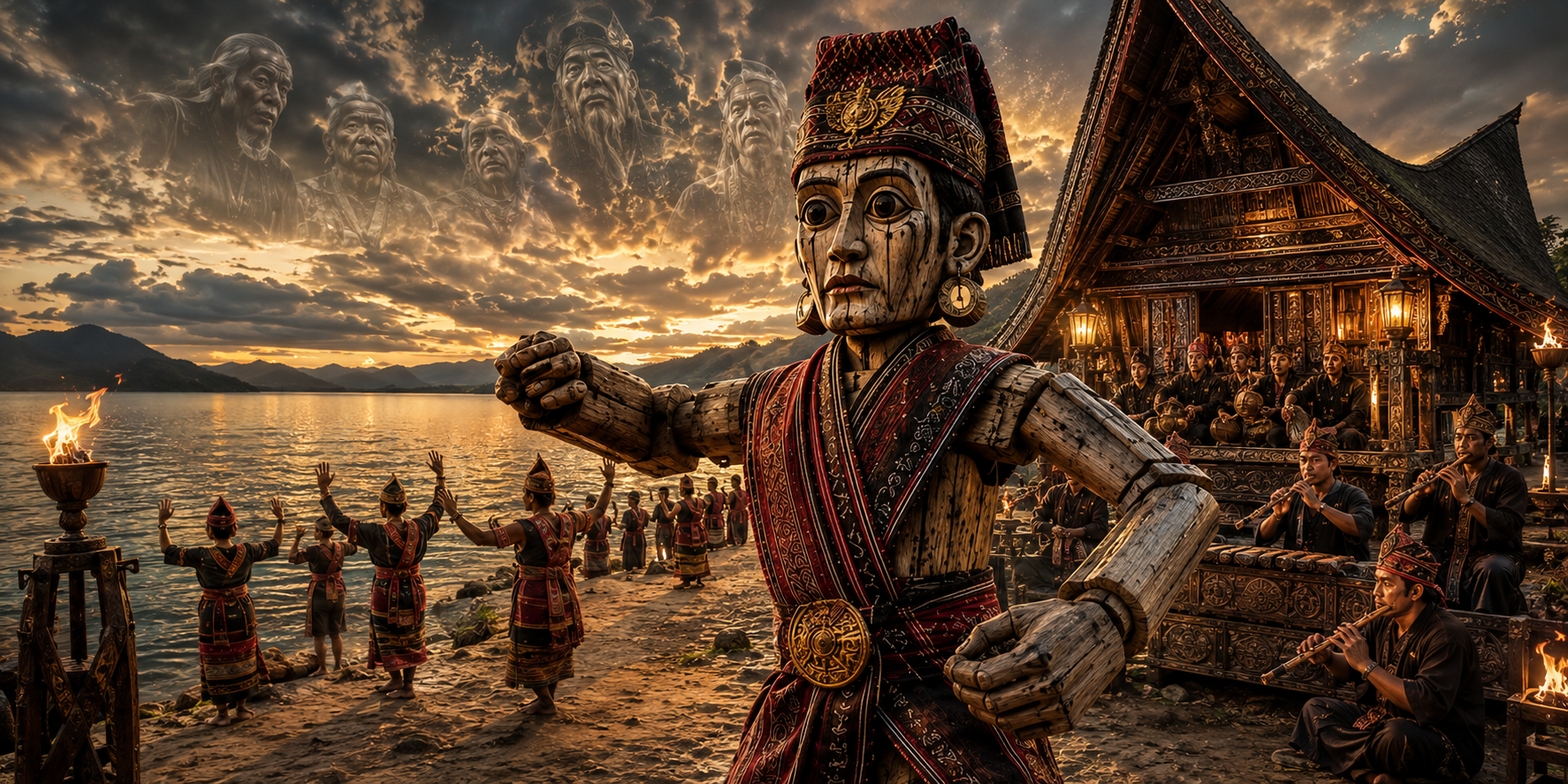 Boneka Si Gale Gale Ciptaan Raja Sidabuntar Sangat Terkenal Mistis Legenda Mistis Batak Toba Samosir
